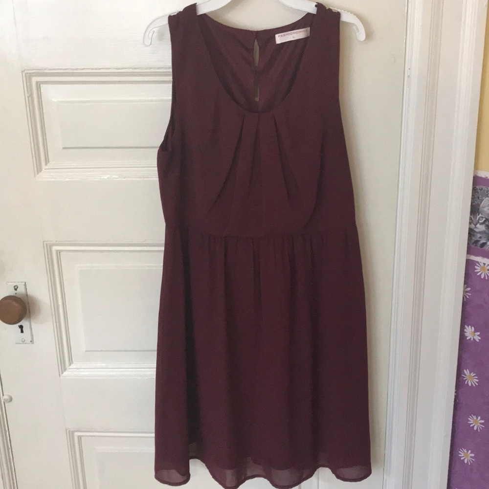 Maroon Dress from ModCloth